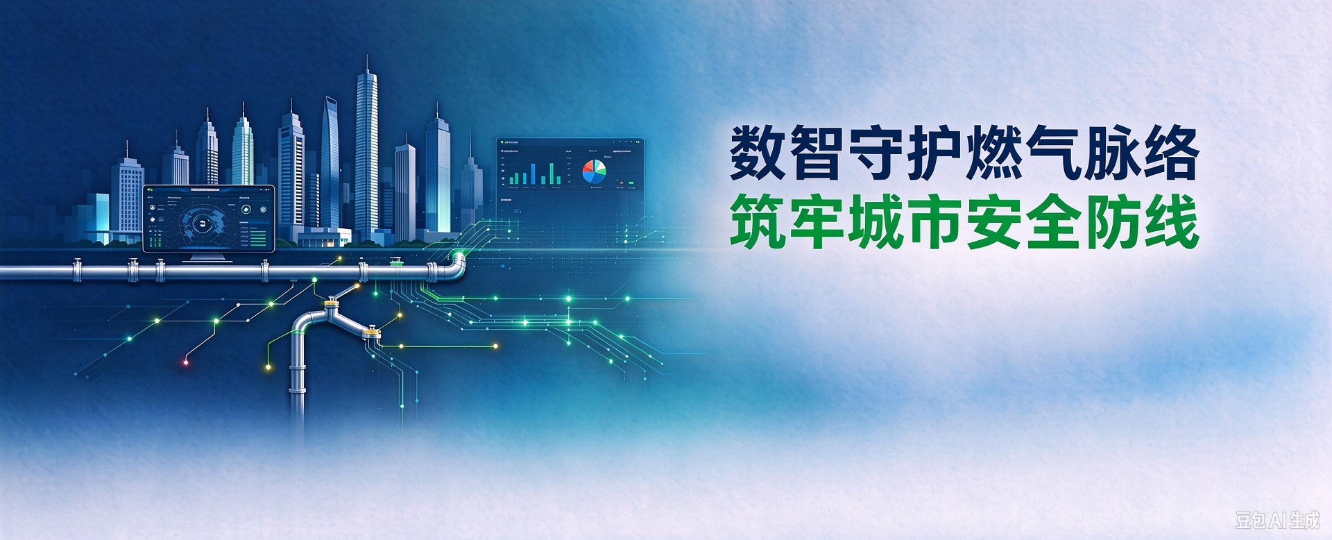 数智守护燃气脉络 筑牢城市安全防线”